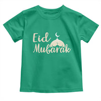 Eid Mubarak Mosque Silhouette Toddler T Shirt Islamic Holiday Celebration