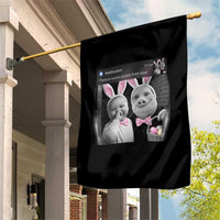 Funny Easter AI Baby with John Pork Meme Garden Flag There Is Motion at Your Front Door Notification Humor