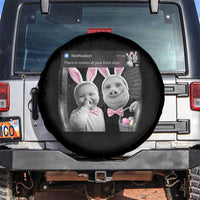 Funny Easter AI Baby with John Pork Meme Spare Tire Cover There Is Motion at Your Front Door Notification Humor