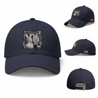 Funny Easter AI Baby with John Pork Meme Baseball Cap There Is Motion at Your Front Door Notification Humor