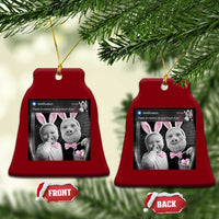 Funny Easter AI Baby with John Pork Meme Ceramic Ornament There Is Motion at Your Front Door Notification Humor