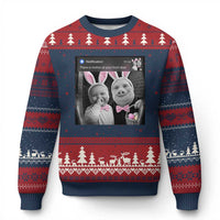 Funny Easter AI Baby with John Pork Meme Ugly Christmas Sweater There Is Motion at Your Front Door Notification Humor