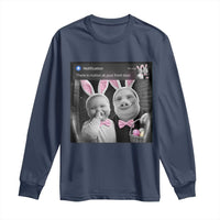 Funny Easter AI Baby with John Pork Meme Long Sleeve Shirt There Is Motion at Your Front Door Notification Humor