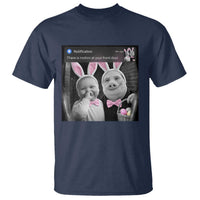Funny Easter AI Baby with John Pork Meme T Shirt There Is Motion at Your Front Door Notification Humor