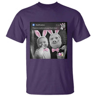 Funny Easter AI Baby with John Pork Meme T Shirt There Is Motion at Your Front Door Notification Humor