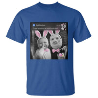 Funny Easter AI Baby with John Pork Meme T Shirt There Is Motion at Your Front Door Notification Humor