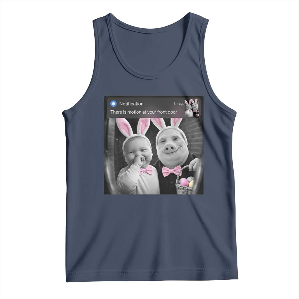 Funny Easter AI Baby with John Pork Meme Tank Top There Is Motion at Your Front Door Notification Humor