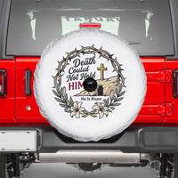 Death Could Not Hold Him Jesus Christian Easter Spare Tire Cover He Is Risen Faith Message