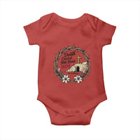 Death Could Not Hold Him Jesus Christian Easter Baby Onesie He Is Risen Faith Message