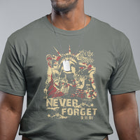 We Will Never Forget Patriot Day American Memorial Patriotic T Shirt - Wonder Print Shop