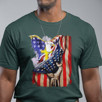 Eagle USA Christian Patriot One Nation Under God T Shirt - Wonder Print Shop