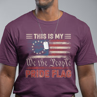 This Is My Pride Flag USA American 4th Of July Patriotic T Shirt - Wonder Print Shop