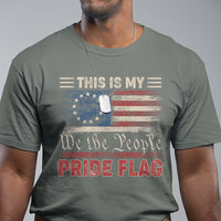 This Is My Pride Flag USA American 4th Of July Patriotic T Shirt - Wonder Print Shop