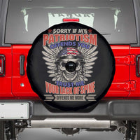 American Patriotic Skull Spare Tire Cover Sorry If My Patriotism Offends You US Veteran Patriots