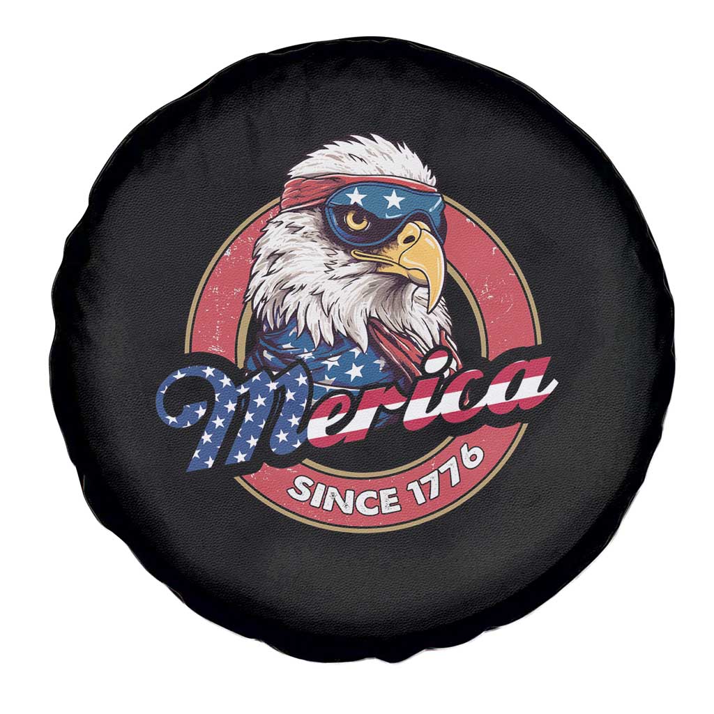 Patriotic American Eagle Spare Tire Cover Merica Since 1776 Freedom Tour 4th of July Independence Day