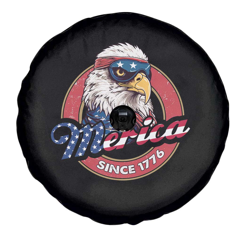 Patriotic American Eagle Spare Tire Cover Merica Since 1776 Freedom Tour 4th of July Independence Day