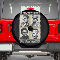 Freedom Fighters Heritage Spare Tire Cover Malcolm X Marcus Garvey Huey P Newton Steve Biko Revolution - Wonder Print Shop