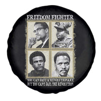 Freedom Fighters Heritage Spare Tire Cover Malcolm X Marcus Garvey Huey P Newton Steve Biko Revolution - Wonder Print Shop