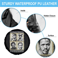 Freedom Fighters Heritage Spare Tire Cover Malcolm X Marcus Garvey Huey P Newton Steve Biko Revolution - Wonder Print Shop