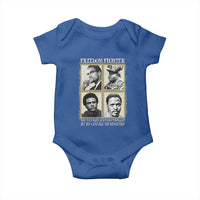 Freedom Fighters Heritage Baby Onesie Malcolm X Marcus Garvey Huey P Newton Steve Biko Revolution - Wonder Print Shop