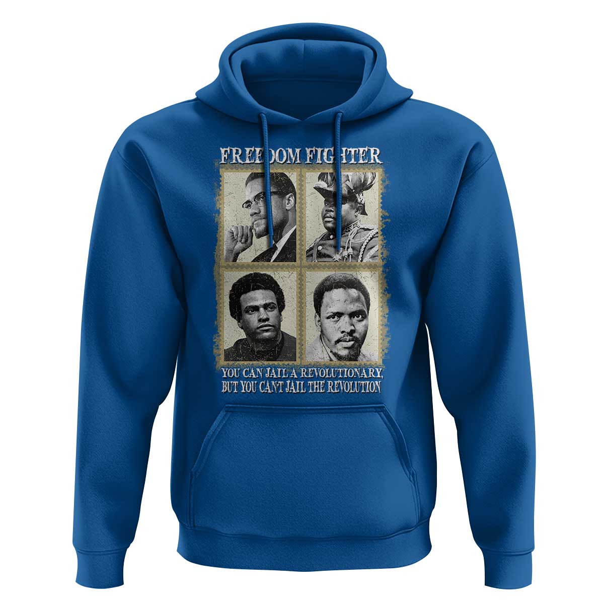 Freedom Fighters Heritage Hoodie Malcolm X Marcus Garvey Huey P Newton Steve Biko Revolution - Wonder Print Shop