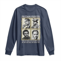 Freedom Fighters Heritage Long Sleeve Shirt Malcolm X Marcus Garvey Huey P Newton Steve Biko Revolution - Wonder Print Shop