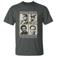 Freedom Fighters Heritage T Shirt Malcolm X Marcus Garvey Huey P Newton Steve Biko Revolution - Wonder Print Shop