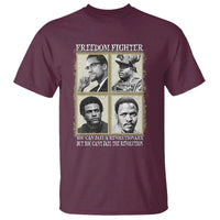 Freedom Fighters Heritage T Shirt Malcolm X Marcus Garvey Huey P Newton Steve Biko Revolution - Wonder Print Shop