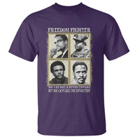Freedom Fighters Heritage T Shirt Malcolm X Marcus Garvey Huey P Newton Steve Biko Revolution - Wonder Print Shop