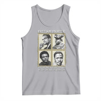 Freedom Fighters Heritage Tank Top Malcolm X Marcus Garvey Huey P Newton Steve Biko Revolution - Wonder Print Shop