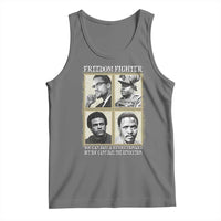 Freedom Fighters Heritage Tank Top Malcolm X Marcus Garvey Huey P Newton Steve Biko Revolution - Wonder Print Shop