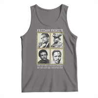 Freedom Fighters Heritage Tank Top Malcolm X Marcus Garvey Huey P Newton Steve Biko Revolution - Wonder Print Shop