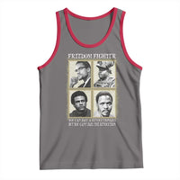 Freedom Fighters Heritage Tank Top Malcolm X Marcus Garvey Huey P Newton Steve Biko Revolution - Wonder Print Shop