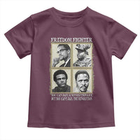 Freedom Fighters Heritage Toddler T Shirt Malcolm X Marcus Garvey Huey P Newton Steve Biko Revolution - Wonder Print Shop