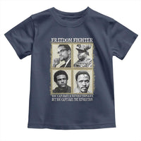 Freedom Fighters Heritage Toddler T Shirt Malcolm X Marcus Garvey Huey P Newton Steve Biko Revolution - Wonder Print Shop