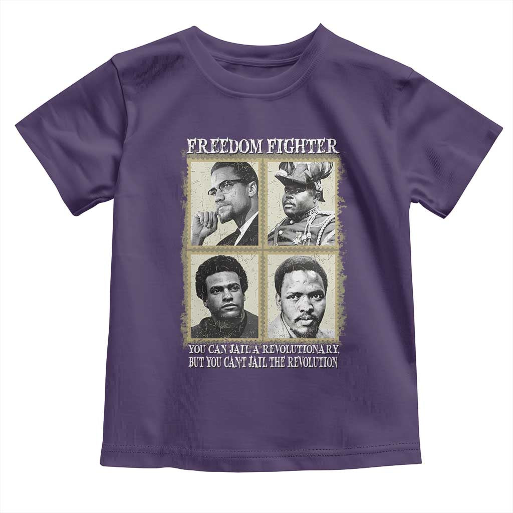 Freedom Fighters Heritage Toddler T Shirt Malcolm X Marcus Garvey Huey P Newton Steve Biko Revolution - Wonder Print Shop
