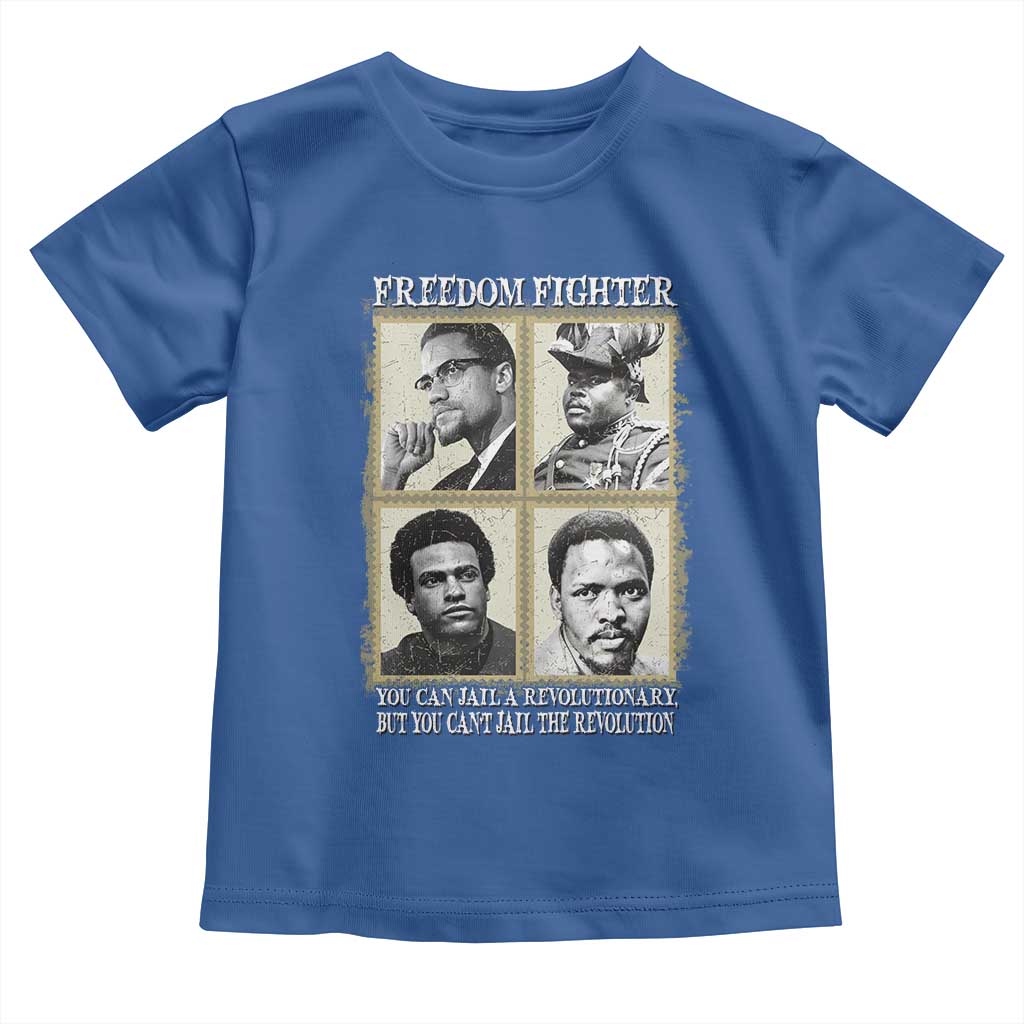 Freedom Fighters Heritage Toddler T Shirt Malcolm X Marcus Garvey Huey P Newton Steve Biko Revolution - Wonder Print Shop