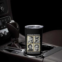Freedom Fighters Heritage Tumbler Cup Malcolm X Marcus Garvey Huey P Newton Steve Biko Revolution - Wonder Print Shop