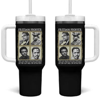 Freedom Fighters Heritage Tumbler With Handle Malcolm X Marcus Garvey Huey P Newton Steve Biko Revolution - Wonder Print Shop