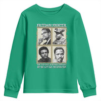 Freedom Fighters Heritage Youth Sweatshirt Malcolm X Marcus Garvey Huey P Newton Steve Biko Revolution - Wonder Print Shop