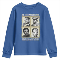 Freedom Fighters Heritage Youth Sweatshirt Malcolm X Marcus Garvey Huey P Newton Steve Biko Revolution - Wonder Print Shop