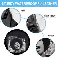 Angela Davis Spare Tire Cover Raise Your Voice Revolutionary Power Liberation - Wonder Print Shop
