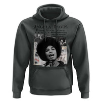 Angela Davis Hoodie Raise Your Voice Revolutionary Power Liberation - Wonder Print Shop
