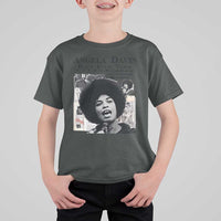 Angela Davis T Shirt For Kid Raise Your Voice Revolutionary Power Liberation - Wonder Print Shop