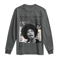 Angela Davis Long Sleeve Shirt Raise Your Voice Revolutionary Power Liberation - Wonder Print Shop