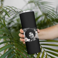 Angela Davis Skinny Tumbler Raise Your Voice Revolutionary Power Liberation - Wonder Print Shop