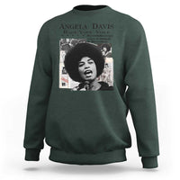 Angela Davis Sweatshirt Raise Your Voice Revolutionary Power Liberation - Wonder Print Shop