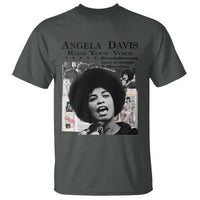 Angela Davis T Shirt Raise Your Voice Revolutionary Power Liberation - Wonder Print Shop