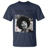 Angela Davis T Shirt Raise Your Voice Revolutionary Power Liberation - Wonder Print Shop
