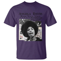Angela Davis T Shirt Raise Your Voice Revolutionary Power Liberation - Wonder Print Shop